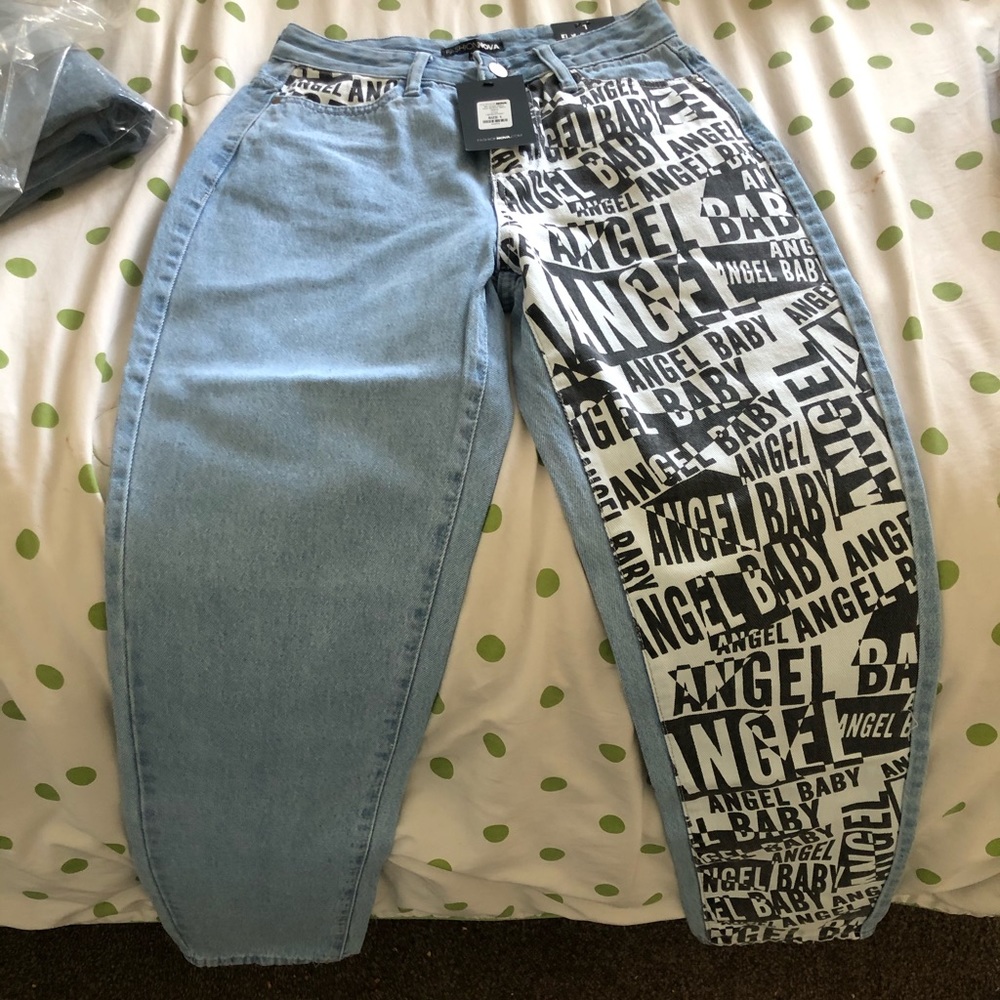 Non Stretch Mom Jeans - Light Blue Wash